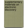 Supplementary Materials on Electronic Discovery door Shira A. Scheindlin