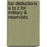 Tax Deductions A to Z for Military & Reservists door Anne Skalka