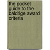 The Pocket Guide To The Baldrige Award Criteria door Mark Graham Brown