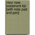 Visor New Testament-kjv [with Note Pad And Pen]