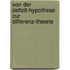 Von Der Defizit-Hypothese Zur Differenz-Theorie