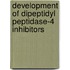 Development Of Dipeptidyl Peptidase-4 Inhibitors