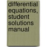 Differential Equations, Student Solutions Manual door Robert L. Devaney