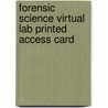 Forensic Science Virtual Lab Printed Access Card by Cengage Learning