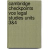 Cambridge Checkpoints Vce Legal Studies Units 3&4 door Peter Mountford