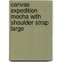 Canvas Expedition Mocha With Shoulder Strap Large