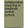 Collaborative Meaning In Medieval Scribal Culture by Elizabeth J. Bryan