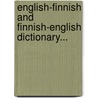 English-Finnish And Finnish-English Dictionary... by Nielsen