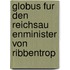 Globus Fur Den Reichsau Enminister Von Ribbentrop