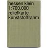 Hessen klein 1:700.000 Reliefkarte Kunststoffrahm door André Markgraf