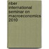 Nber International Seminar On Macroeconomics 2010