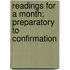 Readings For A Month; Preparatory To Confirmation
