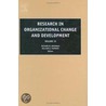 Research In Organizational Change And Development door Woodman Richard W.