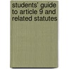 Students' Guide to Article 9 and Related Statutes door David G. Epstein