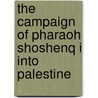 The Campaign of Pharaoh Shoshenq I into Palestine by Kevin A. Wilson