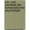Vor- und Nachteile der humanistischen Psychologie door Sandra Finke