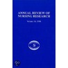 Annual Review of Nursing Research, Volume 14, 1996 door Joyce J. Fitzpatrick