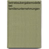 Betriebsubergabemodelle Bei Familienunternehmungen door Christian Huhndorf