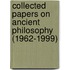 Collected Papers On Ancient Philosophy (1962-1999)