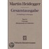 Gesamtausgabe Abt. 2 Vorlesungen Bd. 63. Ontologie