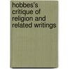 Hobbes's Critique Of Religion And Related Writings by Leo Strauss