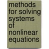 Methods For Solving Systems Of Nonlinear Equations by Werner C. Rheinboldt