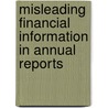 Misleading Financial Information In Annual Reports by Msc Aylin Cengioglu