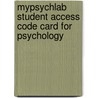 Mypsychlab Student Access Code Card For Psychology by Steven J. Lynn