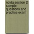 Ncidq Section 2 Sample Questions and Practice Exam