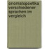 Onomatopoetika Verschiedener Sprachen Im Vergleich