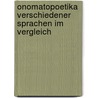 Onomatopoetika Verschiedener Sprachen Im Vergleich door Philipp Z. Llner