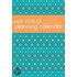Posh Planner Blue Hexagon 2012-2013 Pocket Planner