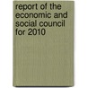 Report Of The Economic And Social Council For 2010 door United Nations: General Assembly