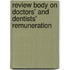 Review Body on Doctors' and Dentists' Remuneration