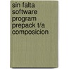 Sin Falta Software Program Prepack T/A Composicion door Scott Carpenter
