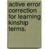 Active Error Correction For Learning Kinship Terms.