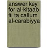 Answer Key For Al-Kitaab Fii Ta Callum Al-Carabiyya door Mahmoud Al-Batal