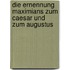 Die Ernennung Maximians Zum Caesar Und Zum Augustus