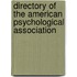 Directory Of The American Psychological Association