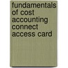 Fundamentals of Cost Accounting Connect Access Card door William Lanen