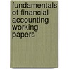 Fundamentals of Financial Accounting Working Papers door Sir Fred Phillips
