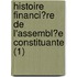 Histoire Financi?Re De L'Assembl?E Constituante (1)