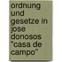 Ordnung Und Gesetze In Jose Donosos "Casa De Campo"