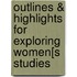 Outlines & Highlights for Exploring Women[s Studies