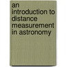 An Introduction To Distance Measurement In Astronomy door Dr Richard de Grijs