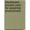 Blackboard - Access Card - For Essential Environment door Matthew Laposata