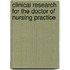 Clinical Research For The Doctor Of Nursing Practice