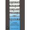 Corporate Non-Union Complaint Procedures And Systems door Douglas M. Mccabe