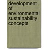 Development Of Environmental Sustainability Concepts by Vongdeuane Soulalay