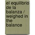 El equilibrio de la balanza / Weighed in the Balance